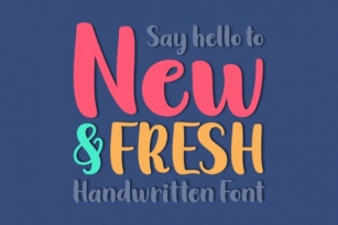 New  Fresh Font Download