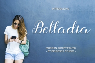 Belladia Font Download