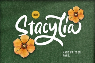 Stacylia - Handwritten Font Font Download