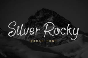 Silver Rocky - Brush Font Font Download