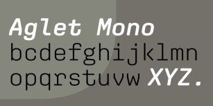 Aglet Mono Font Download