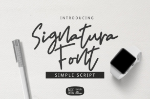 Signatura Script Font Download