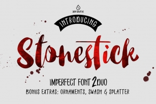 Stonestick Imperfect Script Font Download
