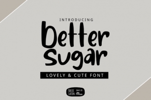 Better Sugar Font Download
