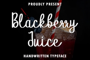 Blackberry Juice Font Download