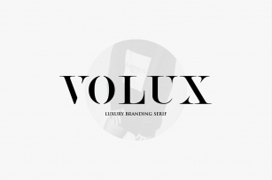VOLUX | Luxury Branding serif font Font Download