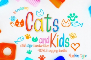 Cats and Kids Font Download