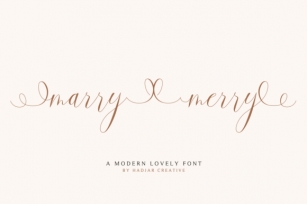 Marry Merry Font Download