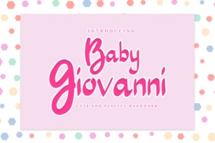 Baby Giovanni Font Download