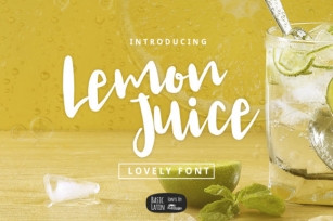 Lemon Juice Font Download