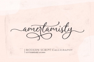 Amerta Misty Script Font Download