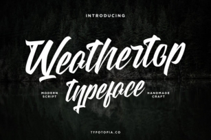 Weathertop Font Download