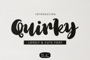 Quirky Font Download