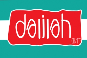 Dalilah Font Download