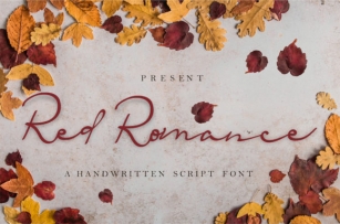 Red Romance Font Download