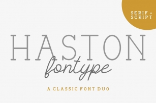 HASTON Font Download
