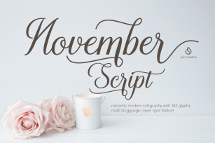 November Script Font Download