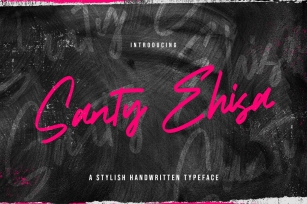 Santy Ehisa - Stylish Script Font Font Download