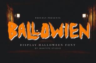 Ballowien - Display Font Font Download
