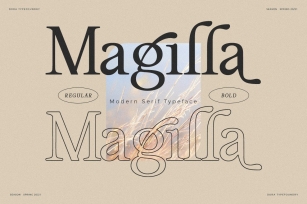 Magilla - Elegant Modern Serif Font Download