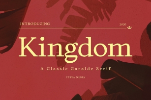 Kingdom - Classic Garalde Serif Font Download