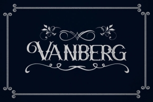 Vanberg Font Download