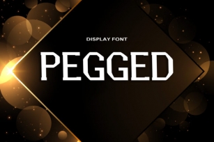Pegged Font Download