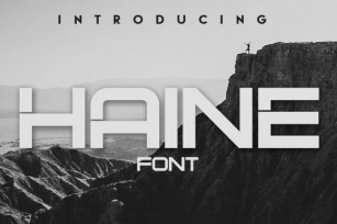 Haine Font Download