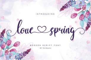 love spring Font Download