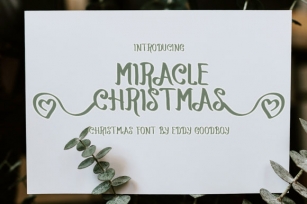 Miracle Christmas Font Download