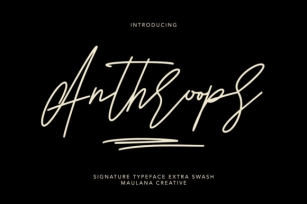 Anthroops Font Download