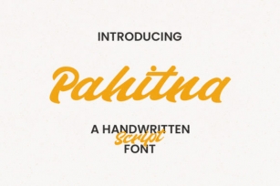 Pahitna Font Download