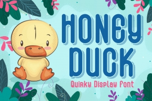 Honey Duck - Fun Shadow Font Font Download