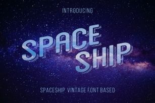 Space Ship font Font Download