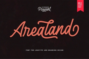 Arealand - Monoline Script Font Download