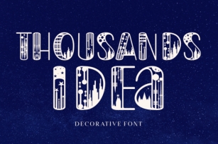 Thousands Idea Font Download