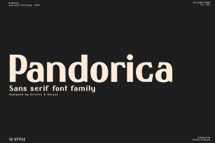 Pandorica - Sans serif font family Font Download