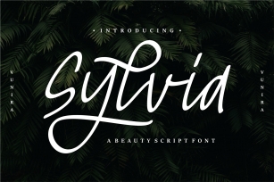 Sylvia | Beauty Script Font Font Download