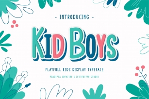 Kid Boys - Playful Font Font Download