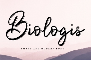 Biologis | Smart and Modern Font Font Download