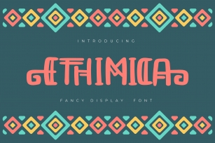 Ethimica | Fancy Display Font Font Download