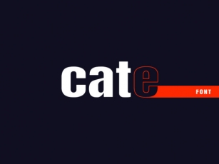 Cate Font Download