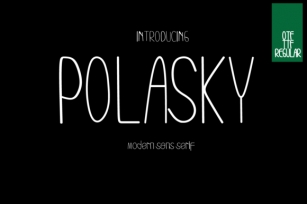 Polasky Font Download