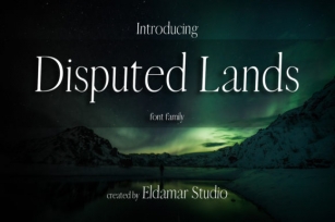 Disputed Lands Font Download