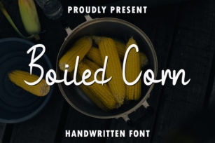 Boiled Corn Font Download