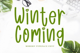 Winter Coming - Smart Cute Font Font Download