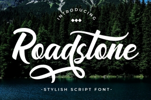 Road Stone - Apparel Style Font Font Download
