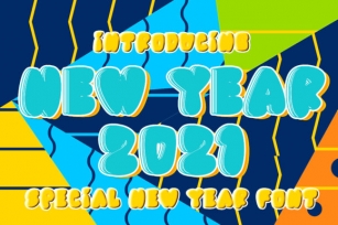 New Year 2021 Font Download
