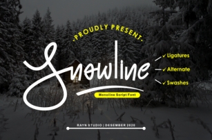 Snowline Font Download