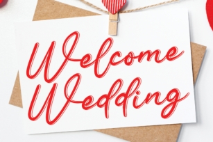 Welcome Wedding Font Download